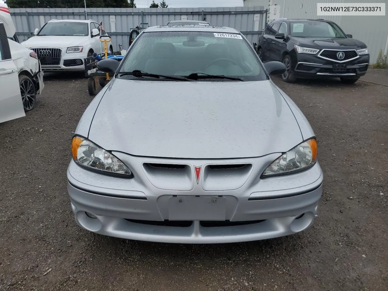 2003 Pontiac Grand Am Gt VIN: 1G2NW12E73C333371 Lot: 72617234