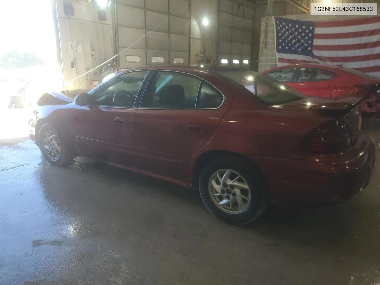 2003 Pontiac Grand Am Se1 VIN: 1G2NF52E43C168533 Lot: 76612224