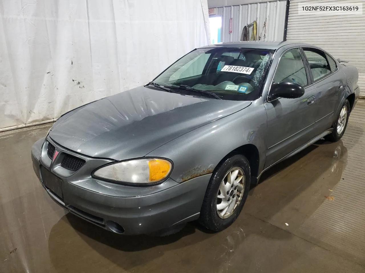 2003 Pontiac Grand Am Se1 VIN: 1G2NF52FX3C163619 Lot: 78182374