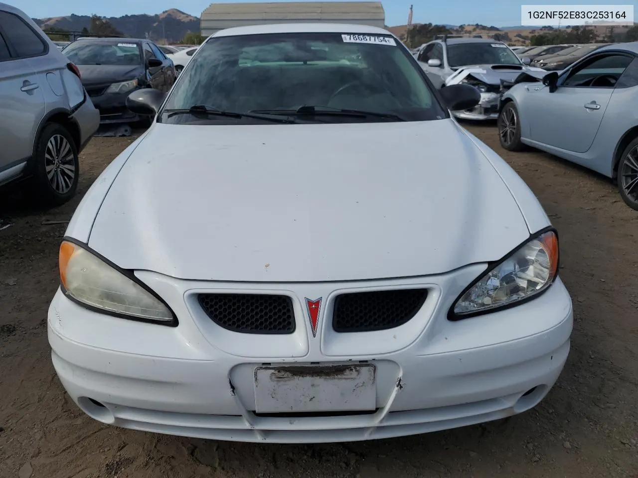 2003 Pontiac Grand Am Se1 VIN: 1G2NF52E83C253164 Lot: 78687754