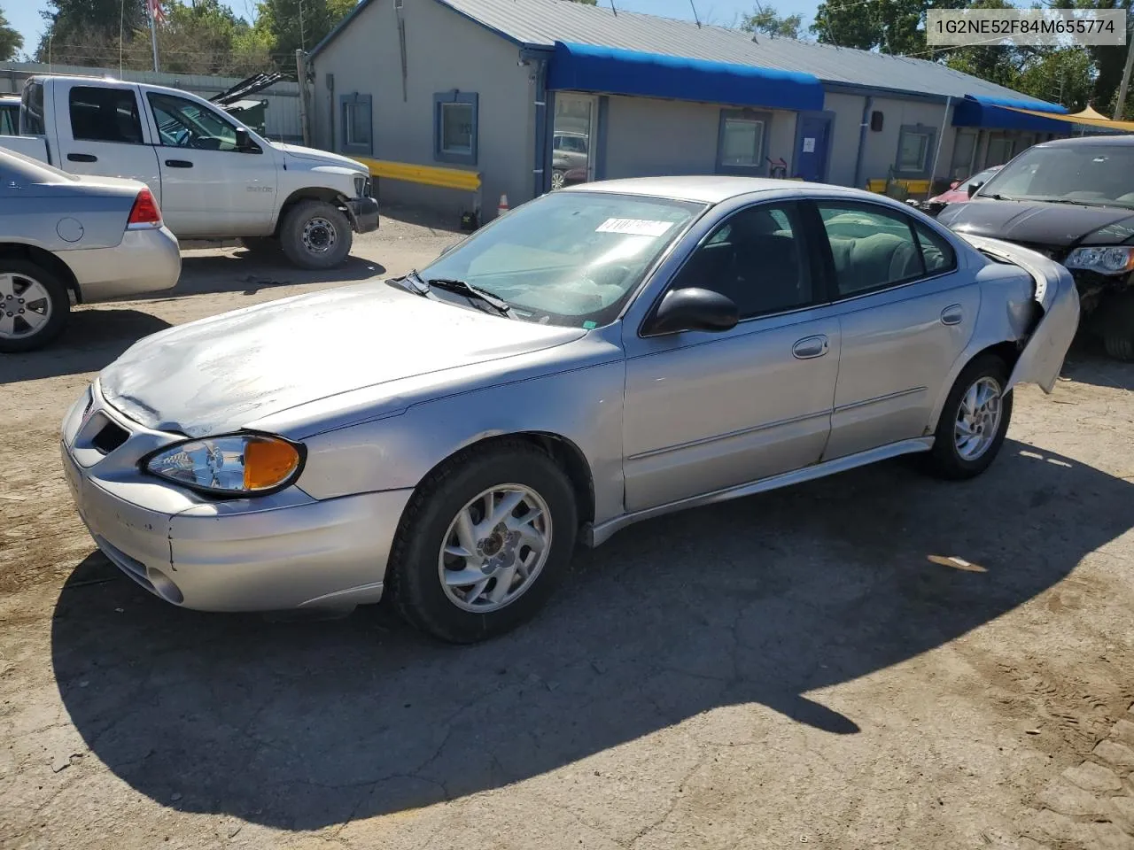 2004 Pontiac Grand Am Se VIN: 1G2NE52F84M655774 Lot: 71076054