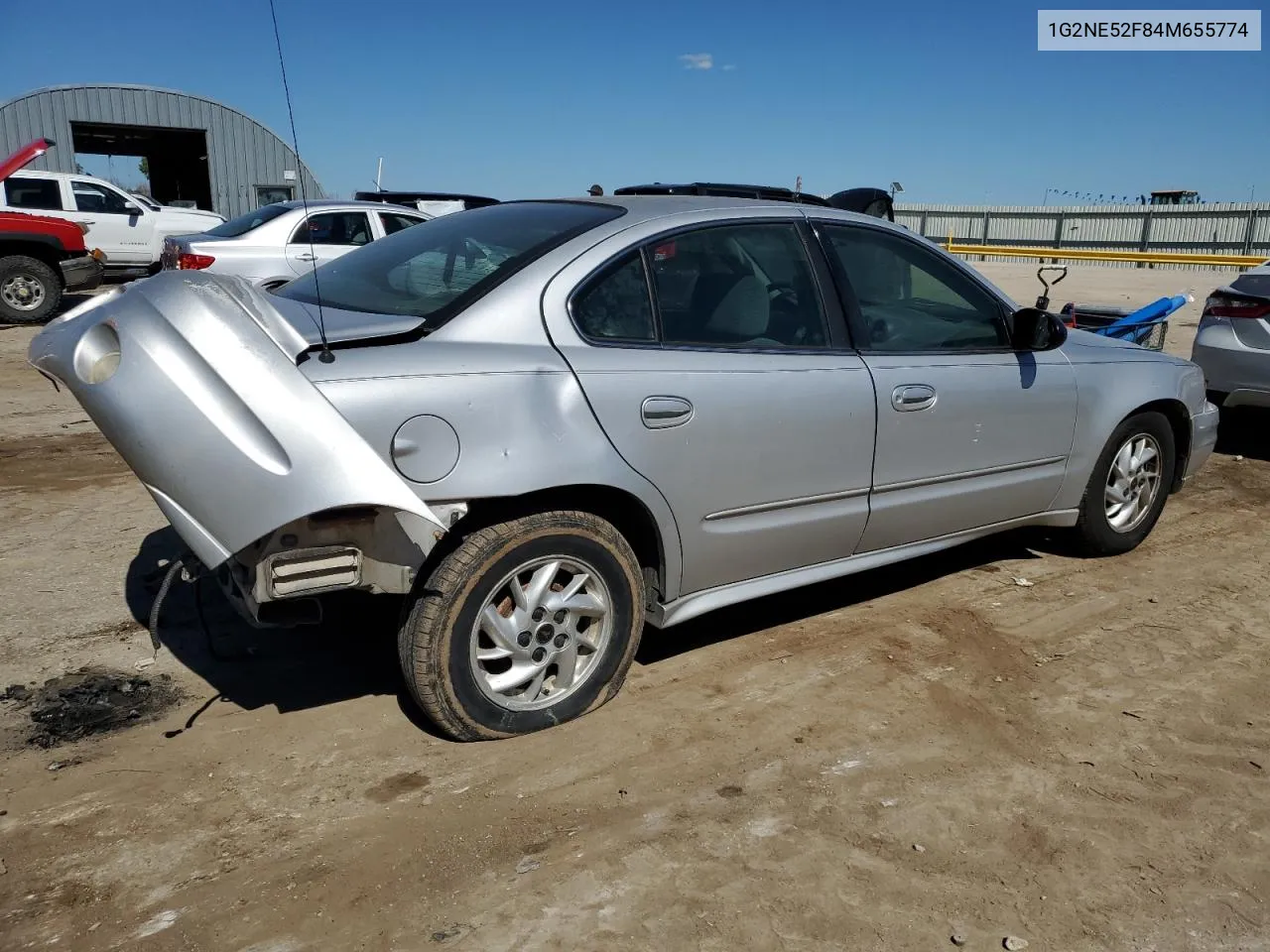 2004 Pontiac Grand Am Se VIN: 1G2NE52F84M655774 Lot: 71076054