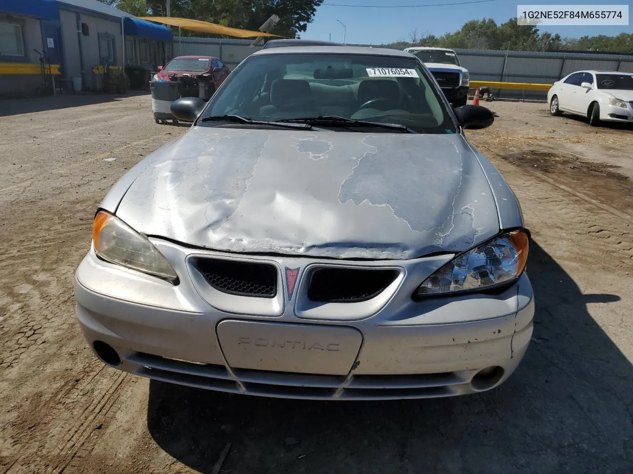 2004 Pontiac Grand Am Se VIN: 1G2NE52F84M655774 Lot: 71076054