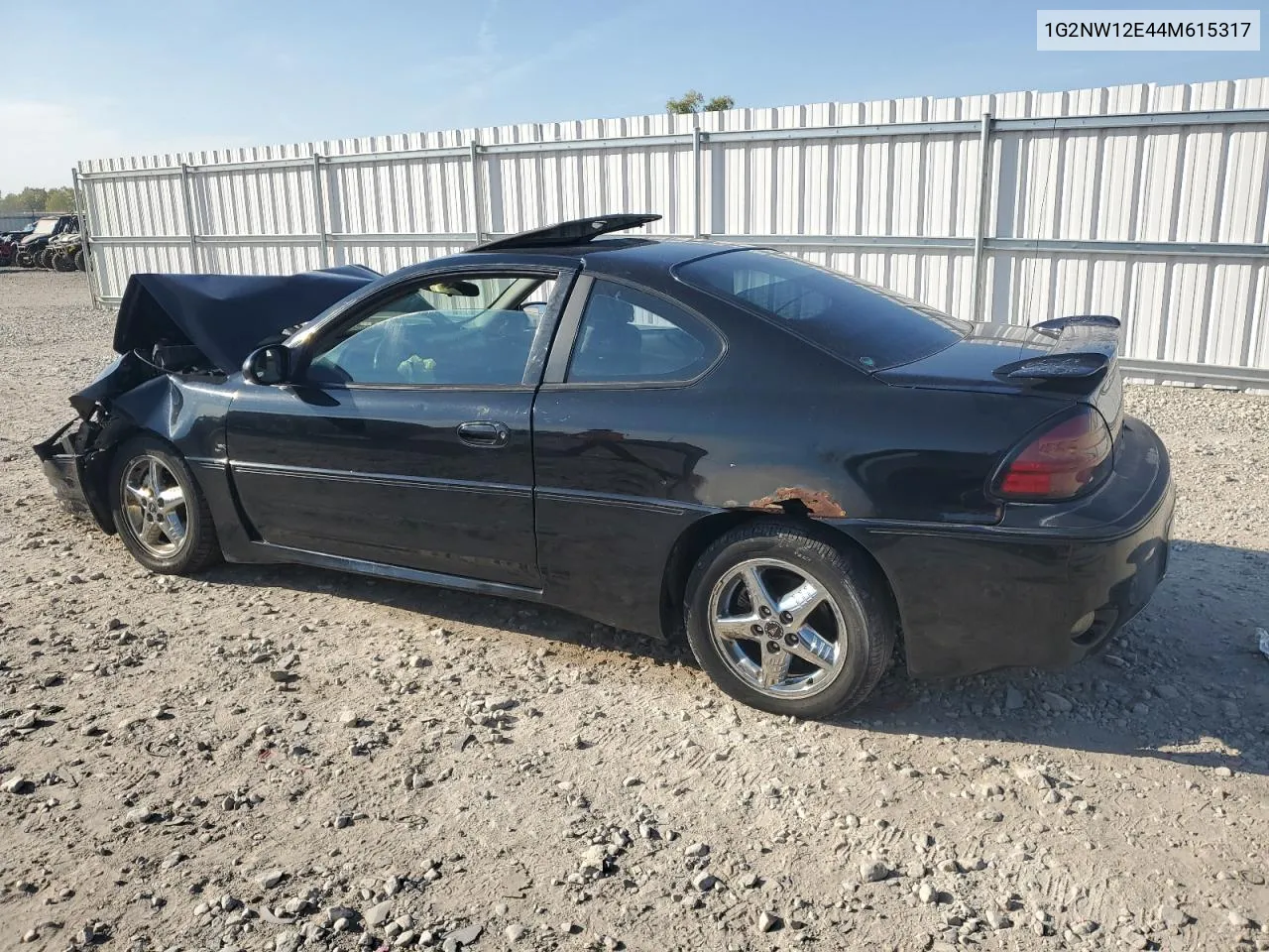 2004 Pontiac Grand Am Gt VIN: 1G2NW12E44M615317 Lot: 72261074