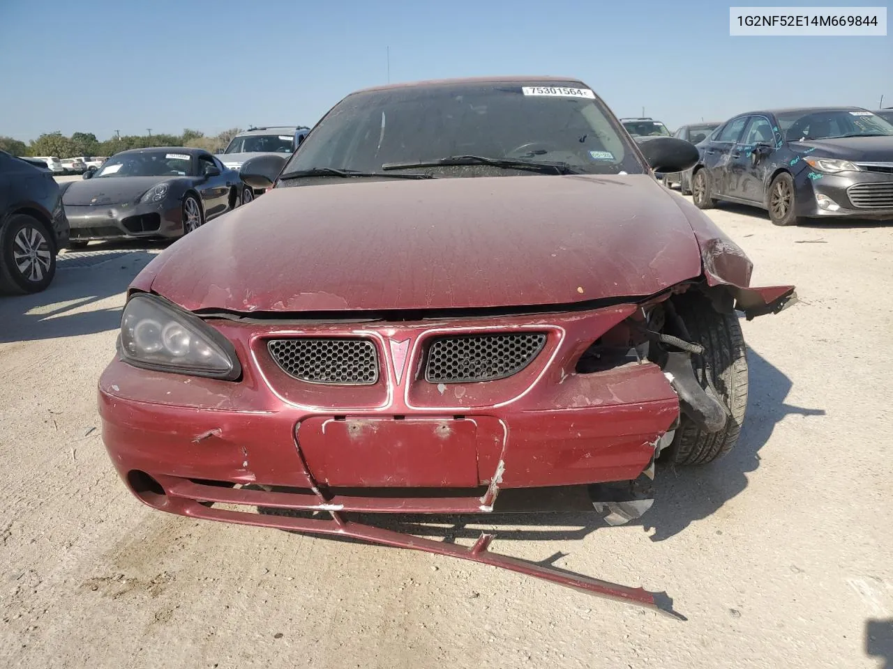 2004 Pontiac Grand Am Se1 VIN: 1G2NF52E14M669844 Lot: 75301564