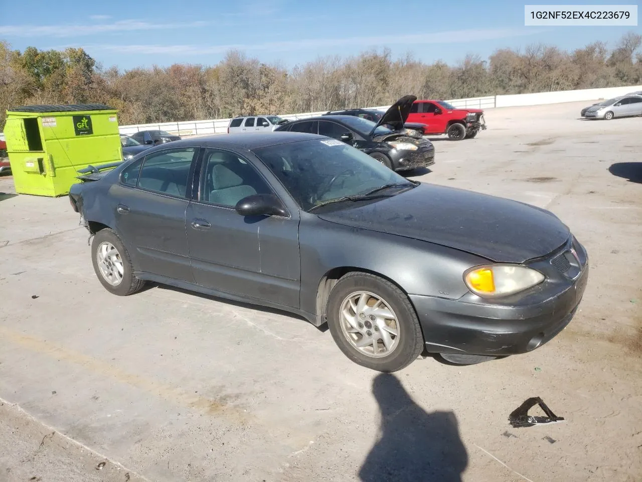 2004 Pontiac Grand Am Se1 VIN: 1G2NF52EX4C223679 Lot: 76137053