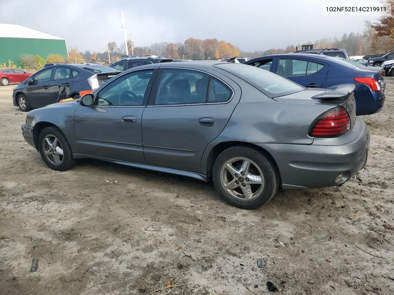 2004 Pontiac Grand Am Se1 VIN: 1G2NF52E14C219911 Lot: 77460124