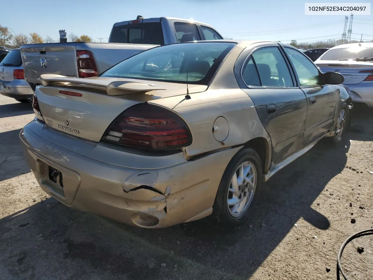 2004 Pontiac Grand Am Se1 VIN: 1G2NF52E34C204097 Lot: 78286344