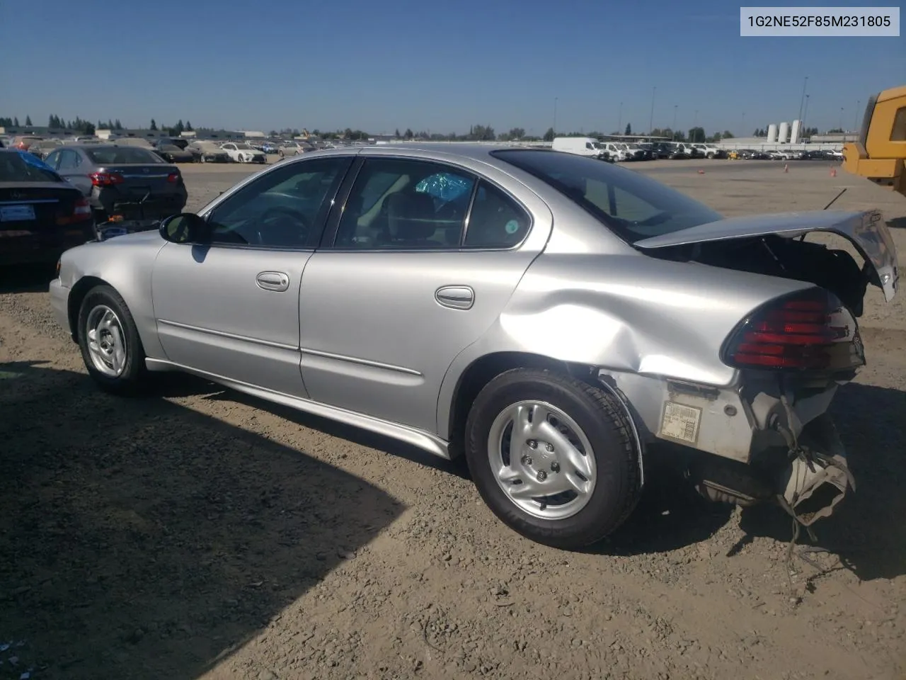 2005 Pontiac Grand Am Se VIN: 1G2NE52F85M231805 Lot: 66249564