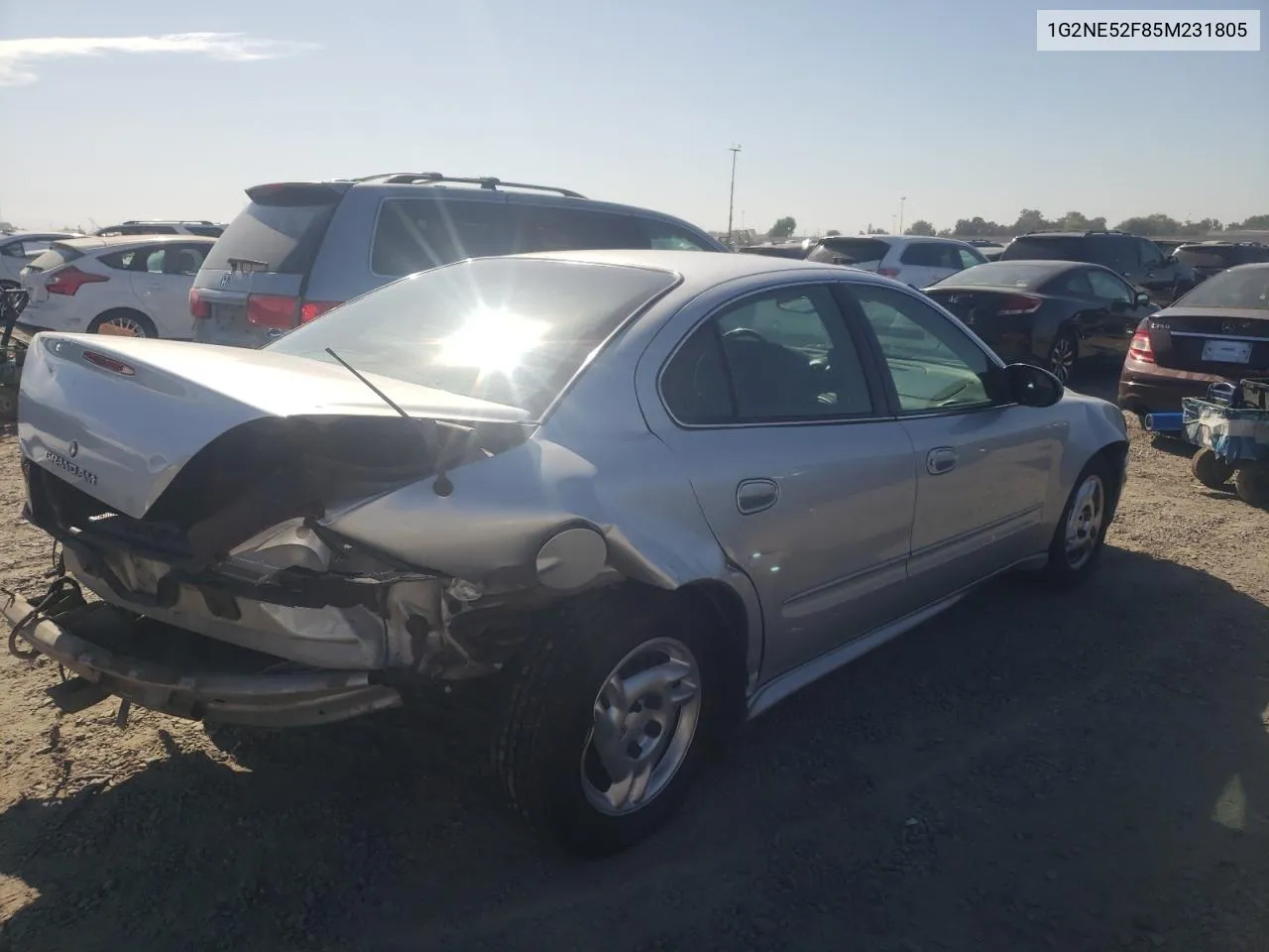 2005 Pontiac Grand Am Se VIN: 1G2NE52F85M231805 Lot: 66249564