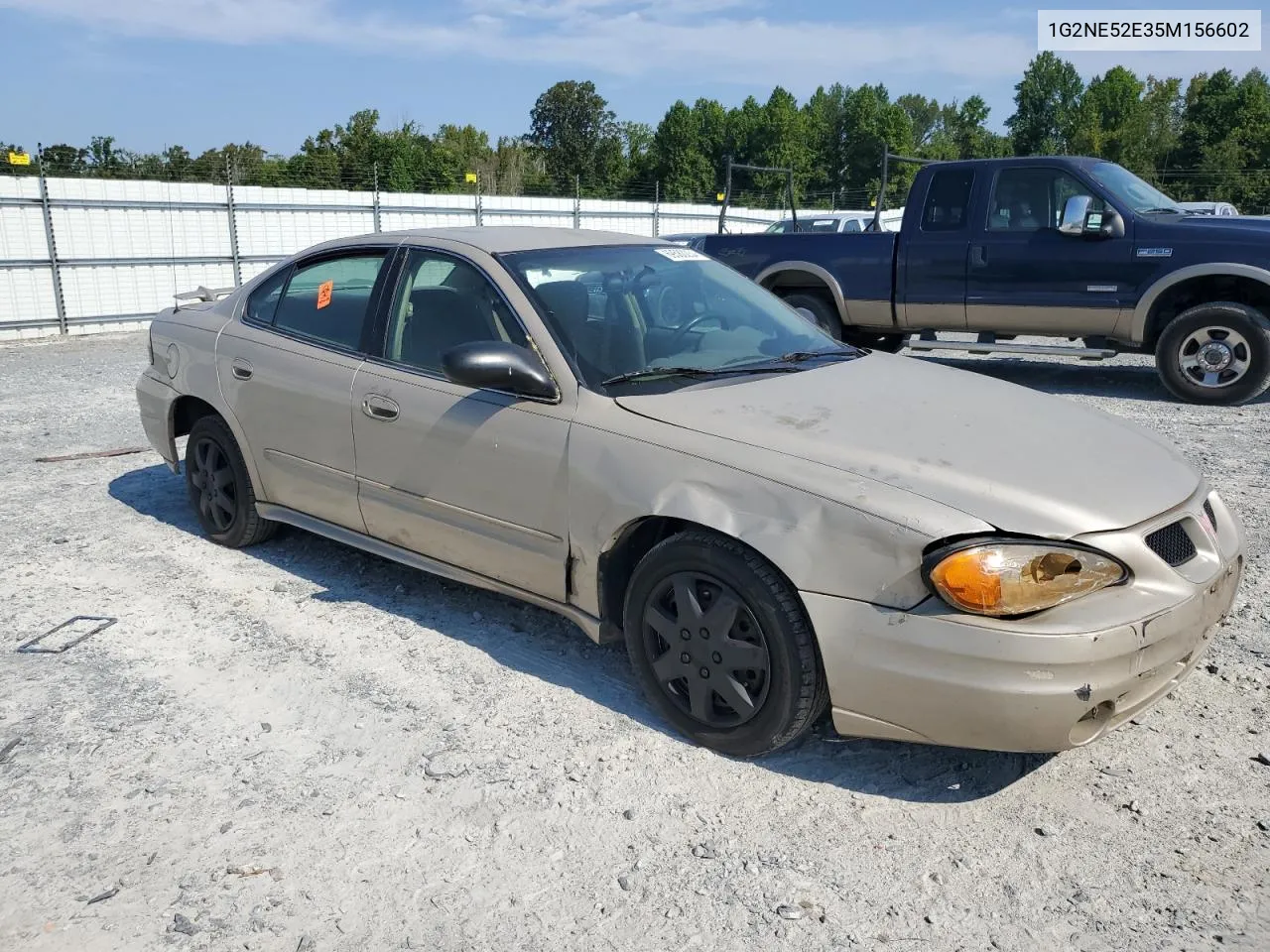 2005 Pontiac Grand Am Se VIN: 1G2NE52E35M156602 Lot: 69580234