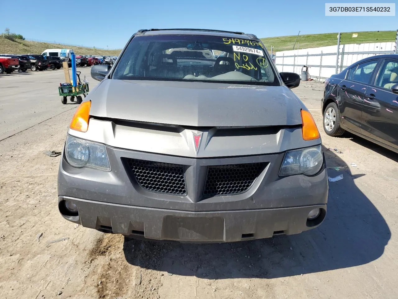 3G7DB03E71S540232 2001 Pontiac Aztek