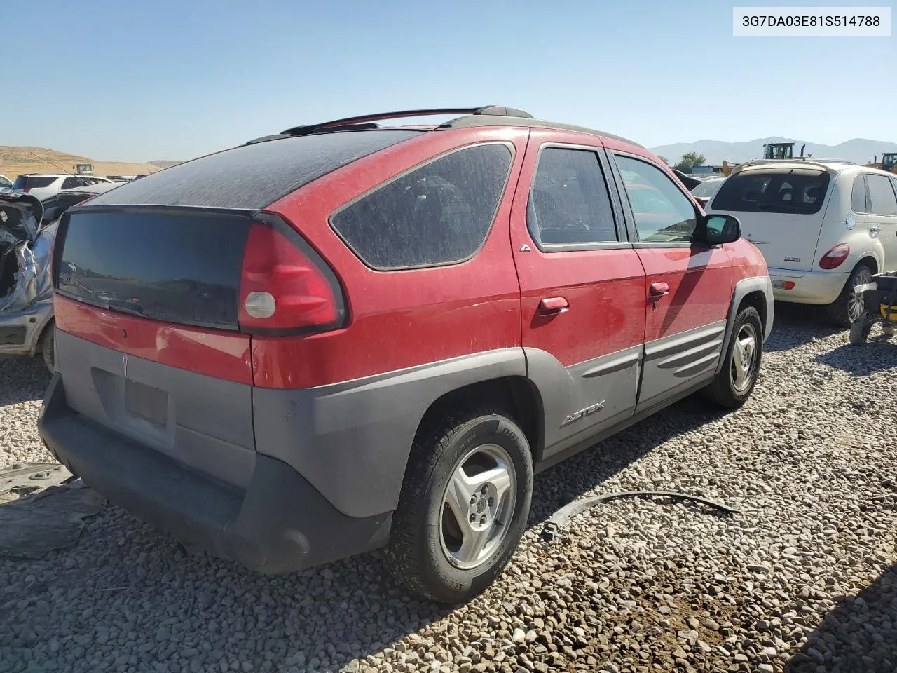 3G7DA03E81S514788 2001 Pontiac Aztek