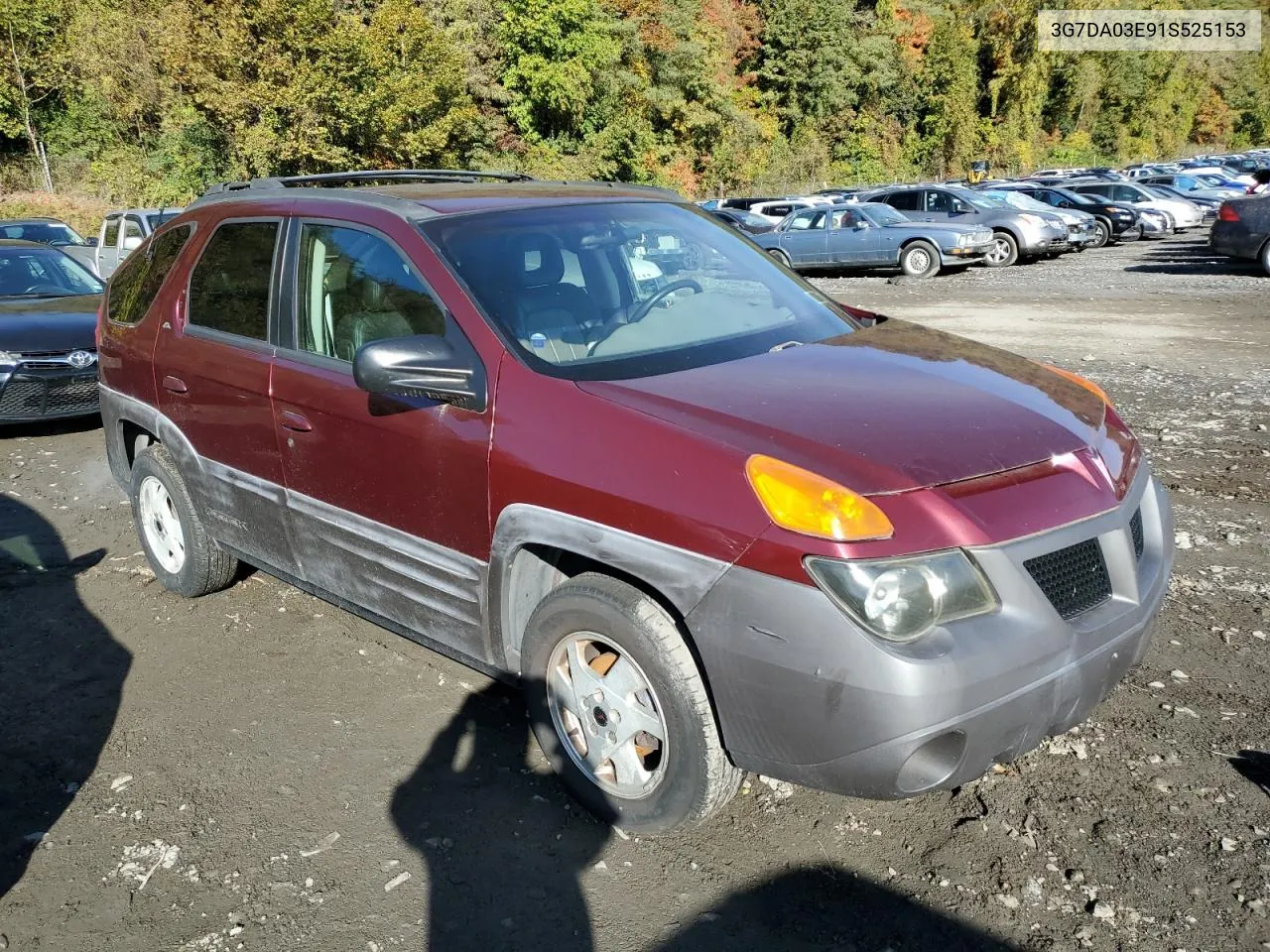 2001 Pontiac Aztek VIN: 3G7DA03E91S525153 Lot: 75873964