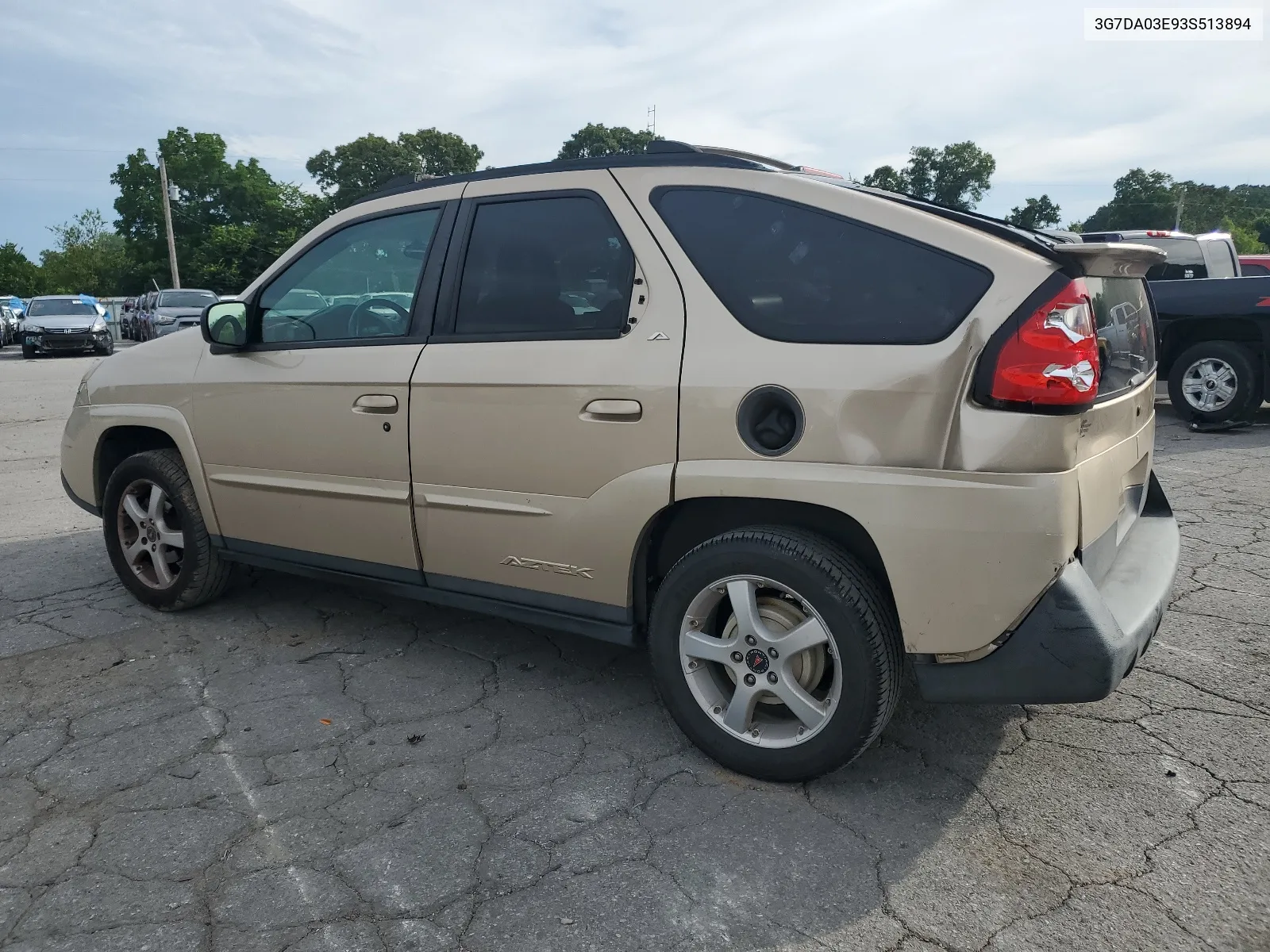 2003 Pontiac Aztek VIN: 3G7DA03E93S513894 Lot: 60943144