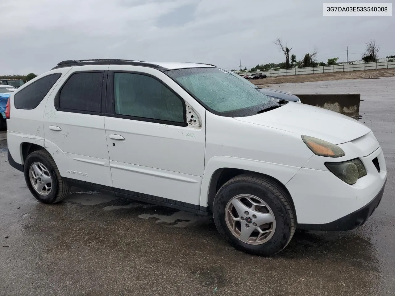 2003 Pontiac Aztek VIN: 3G7DA03E53S540008 Lot: 79408724