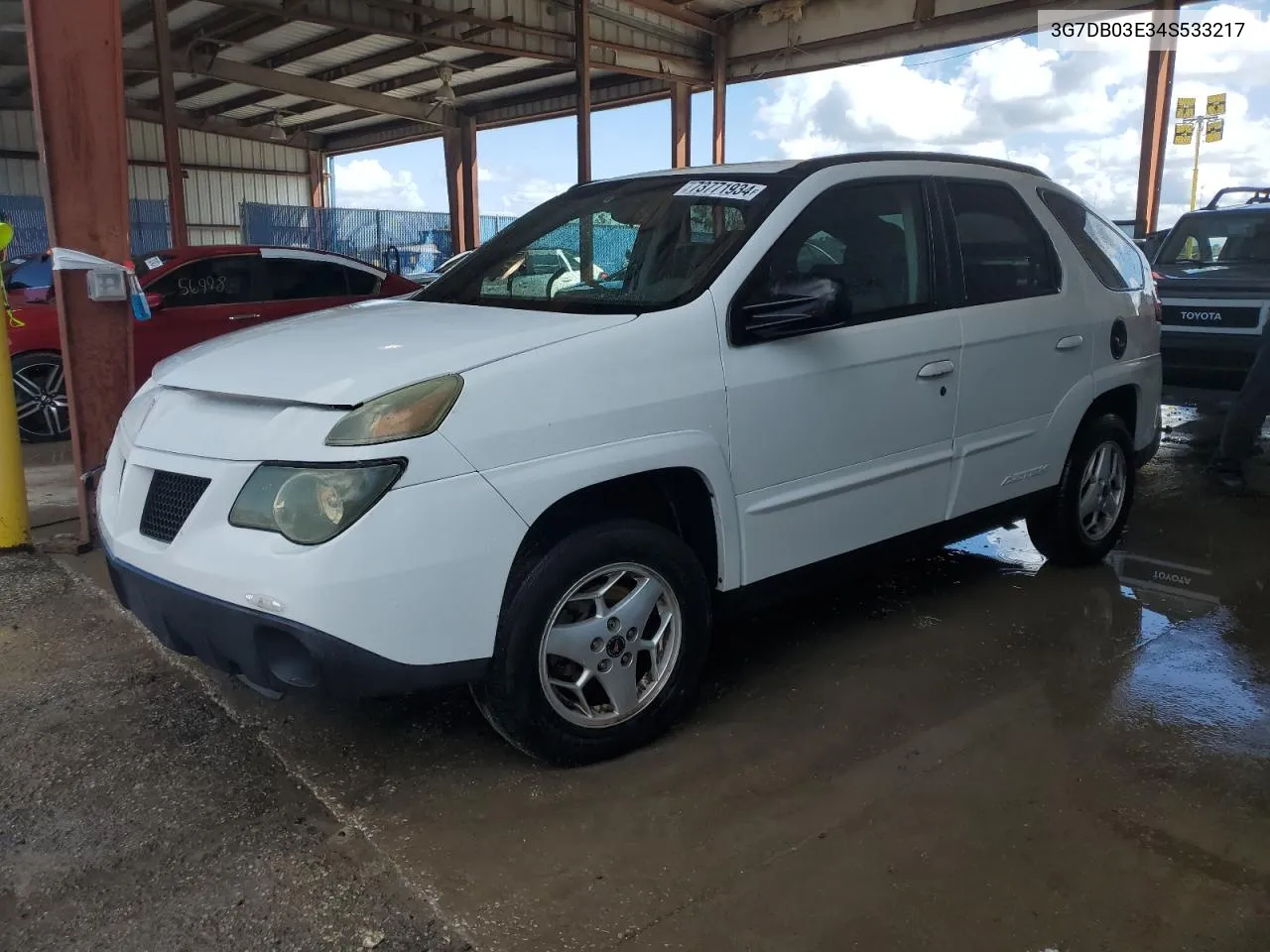 2004 Pontiac Aztek VIN: 3G7DB03E34S533217 Lot: 73771934