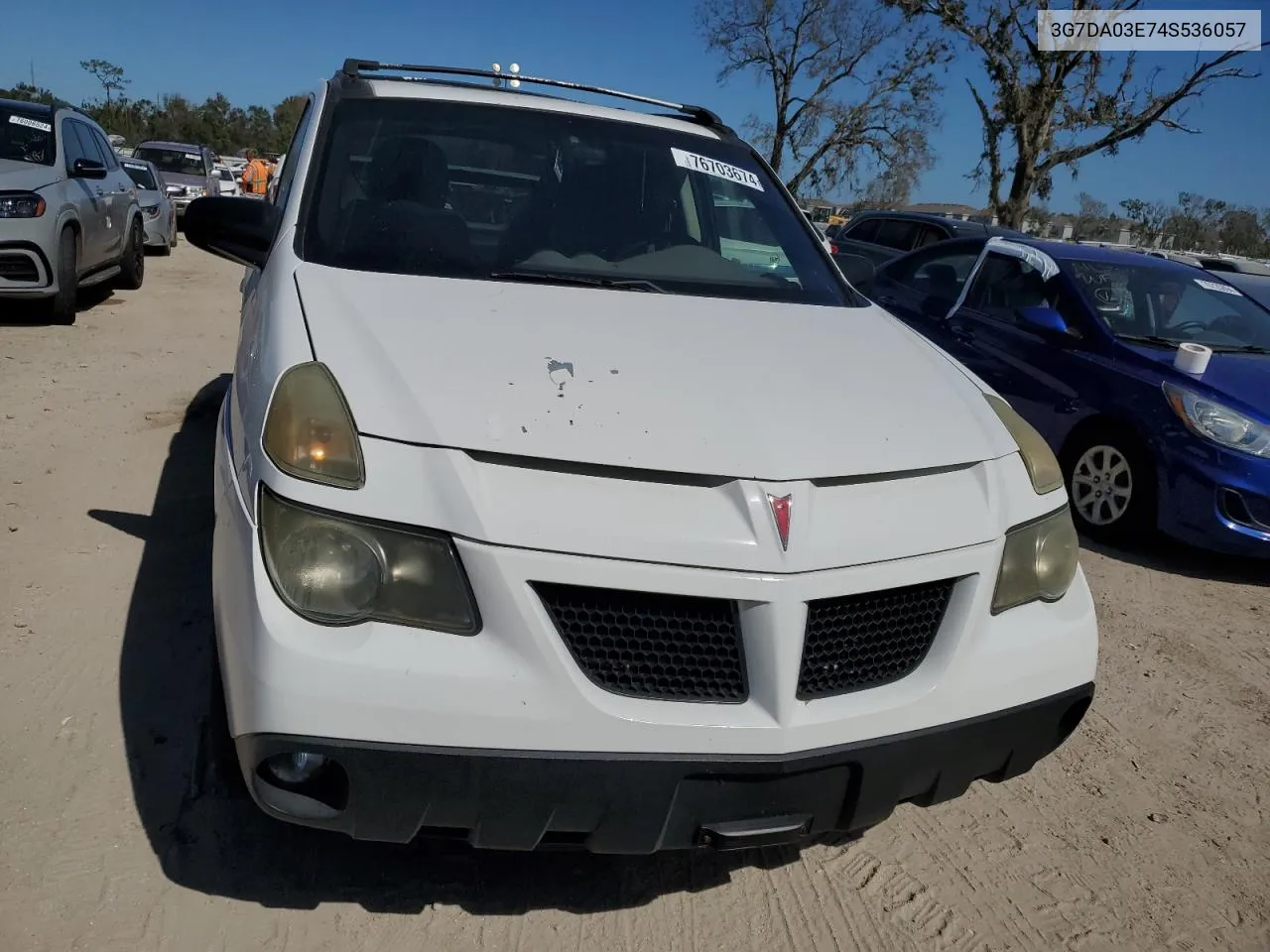 2004 Pontiac Aztek VIN: 3G7DA03E74S536057 Lot: 76703674