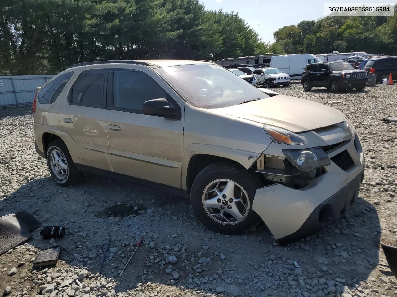 2005 Pontiac Aztek VIN: 3G7DA03E55S515984 Lot: 70289694