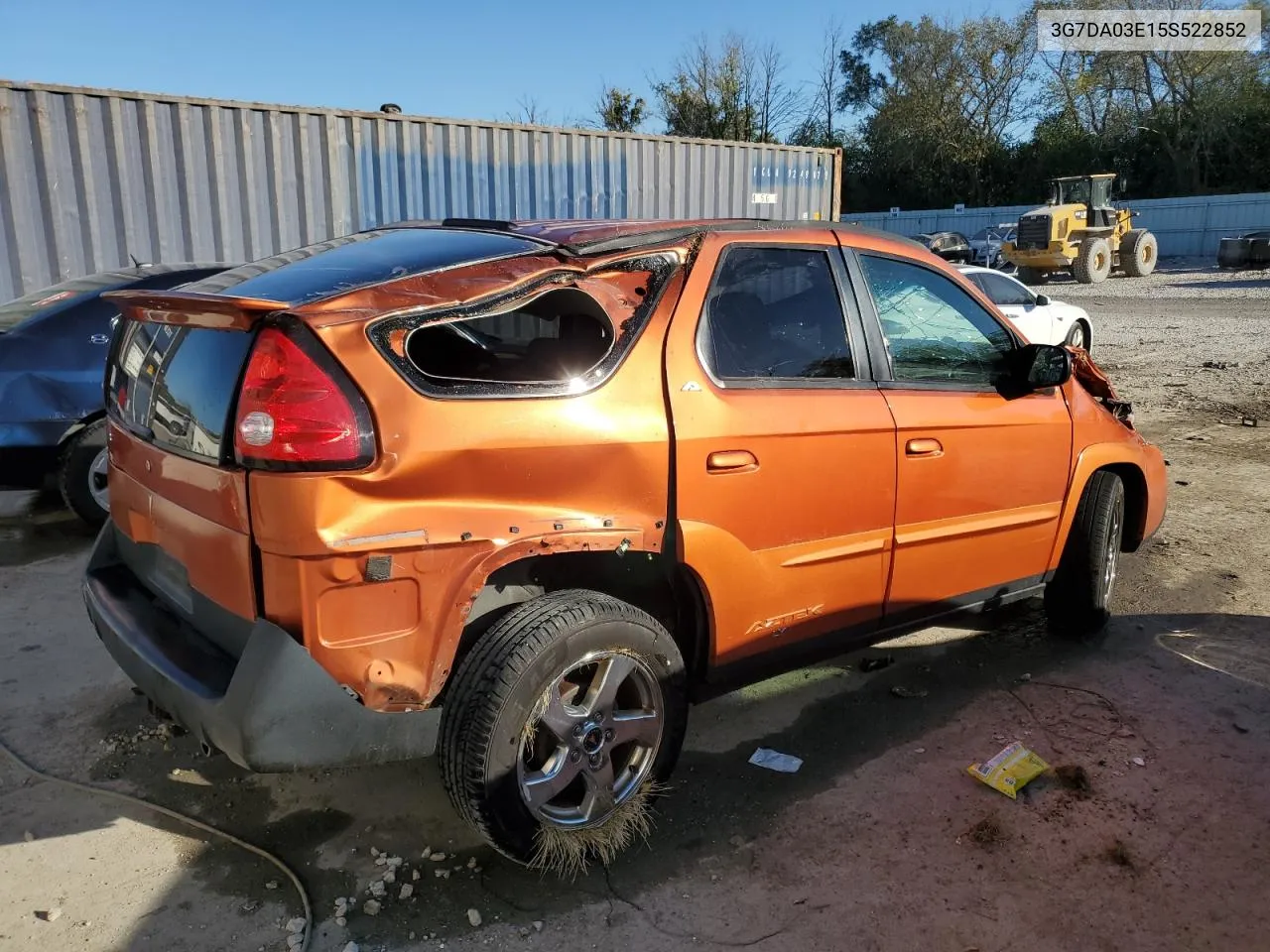 2005 Pontiac Aztek VIN: 3G7DA03E15S522852 Lot: 74511544