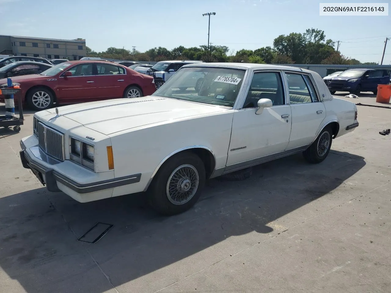 1985 Pontiac Bonneville VIN: 2G2GN69A1F2216143 Lot: 67765704