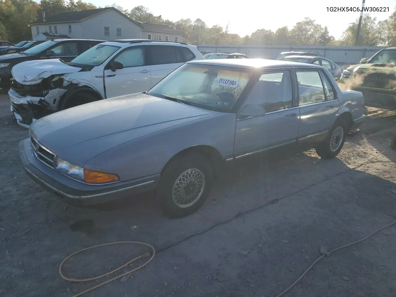 1988 Pontiac Bonneville Le VIN: 1G2HX54C6JW306221 Lot: 75133194