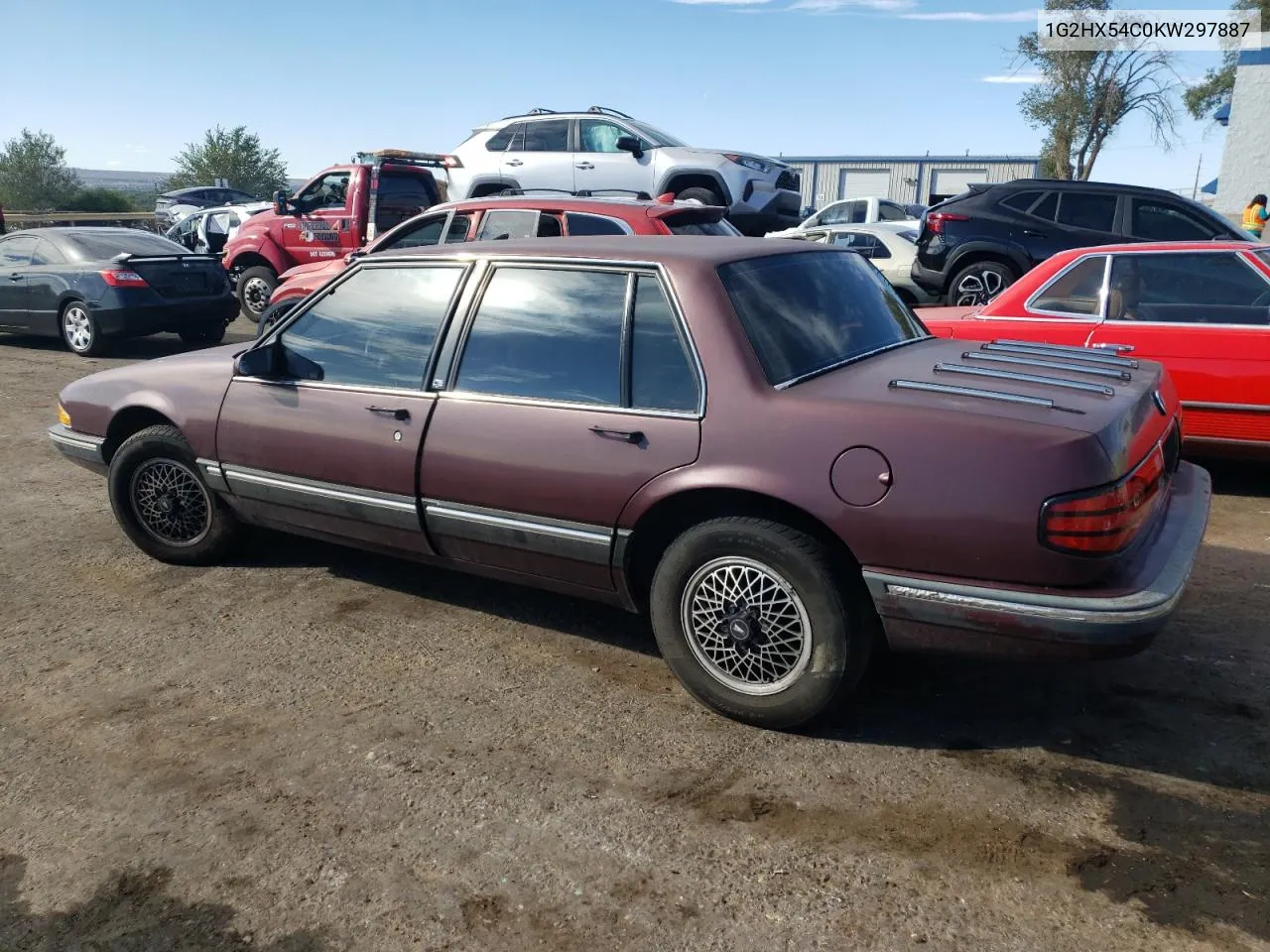 1989 Pontiac Bonneville Le VIN: 1G2HX54C0KW297887 Lot: 72459844