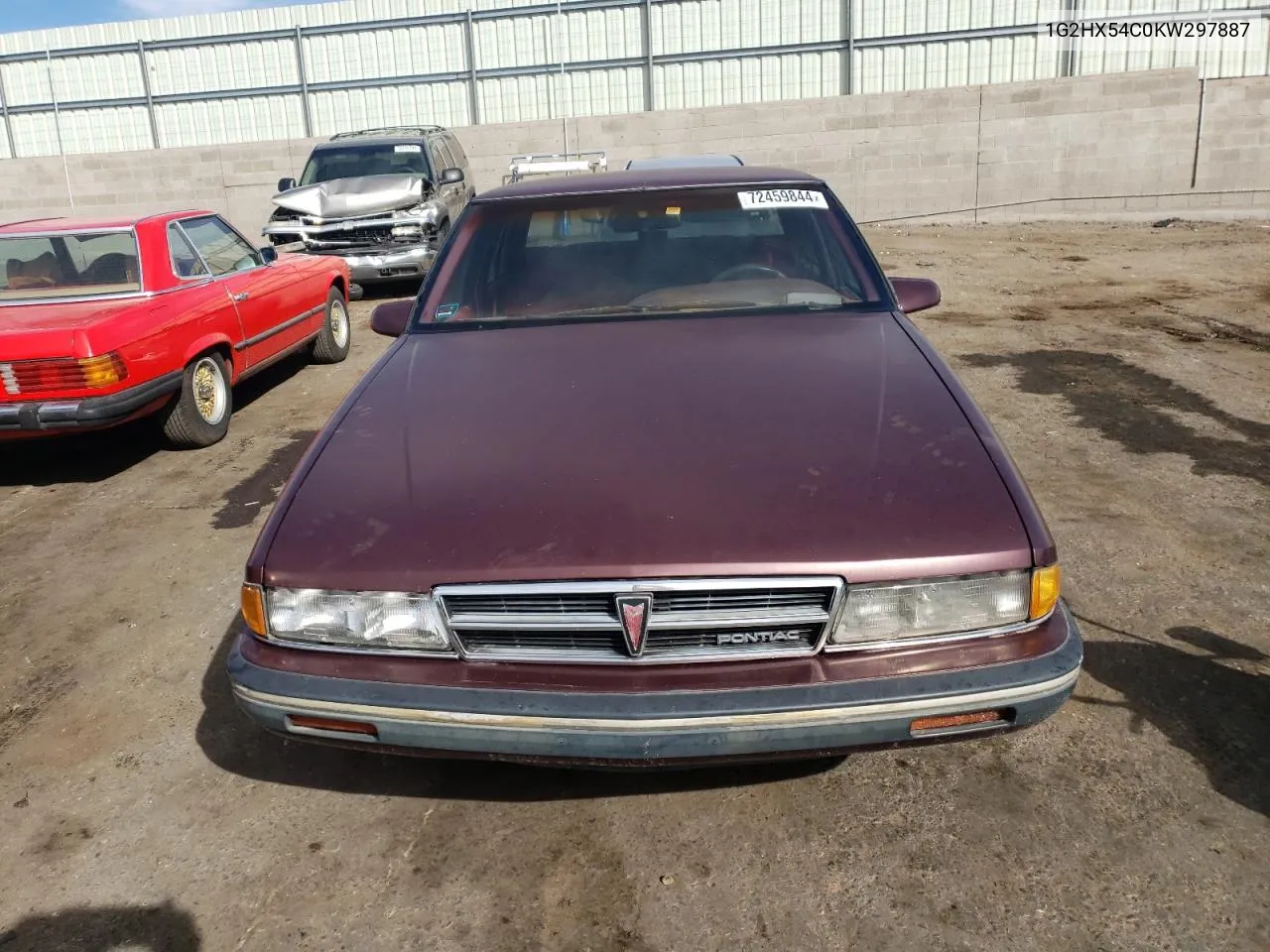 1989 Pontiac Bonneville Le VIN: 1G2HX54C0KW297887 Lot: 72459844