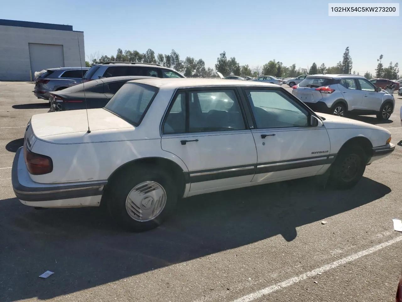 1989 Pontiac Bonneville Le VIN: 1G2HX54C5KW273200 Lot: 75237524