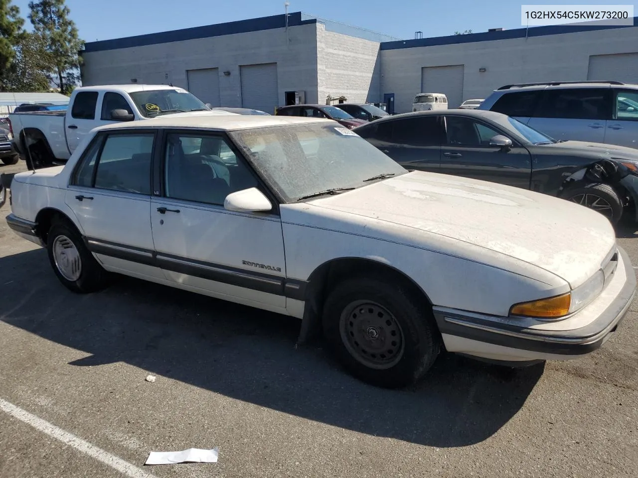 1989 Pontiac Bonneville Le VIN: 1G2HX54C5KW273200 Lot: 75237524