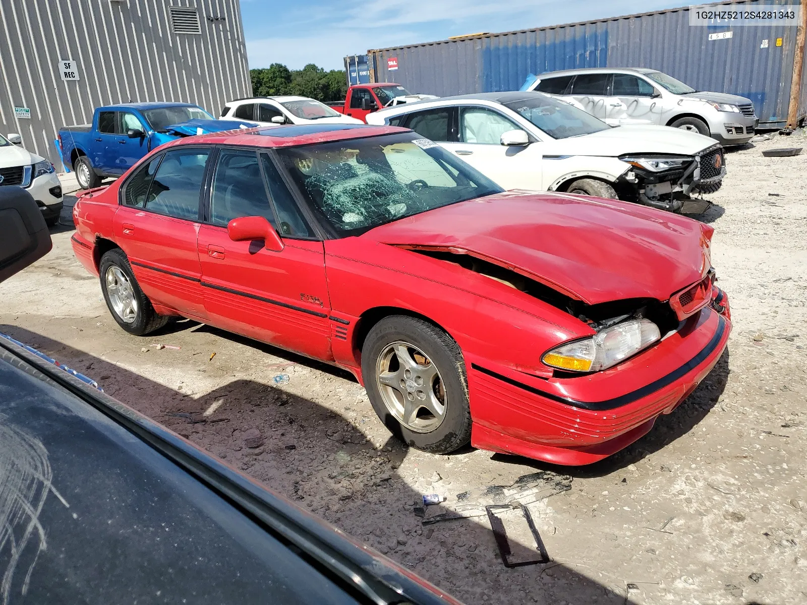 1995 Pontiac Bonneville Ssei VIN: 1G2HZ5212S4281343 Lot: 60759534