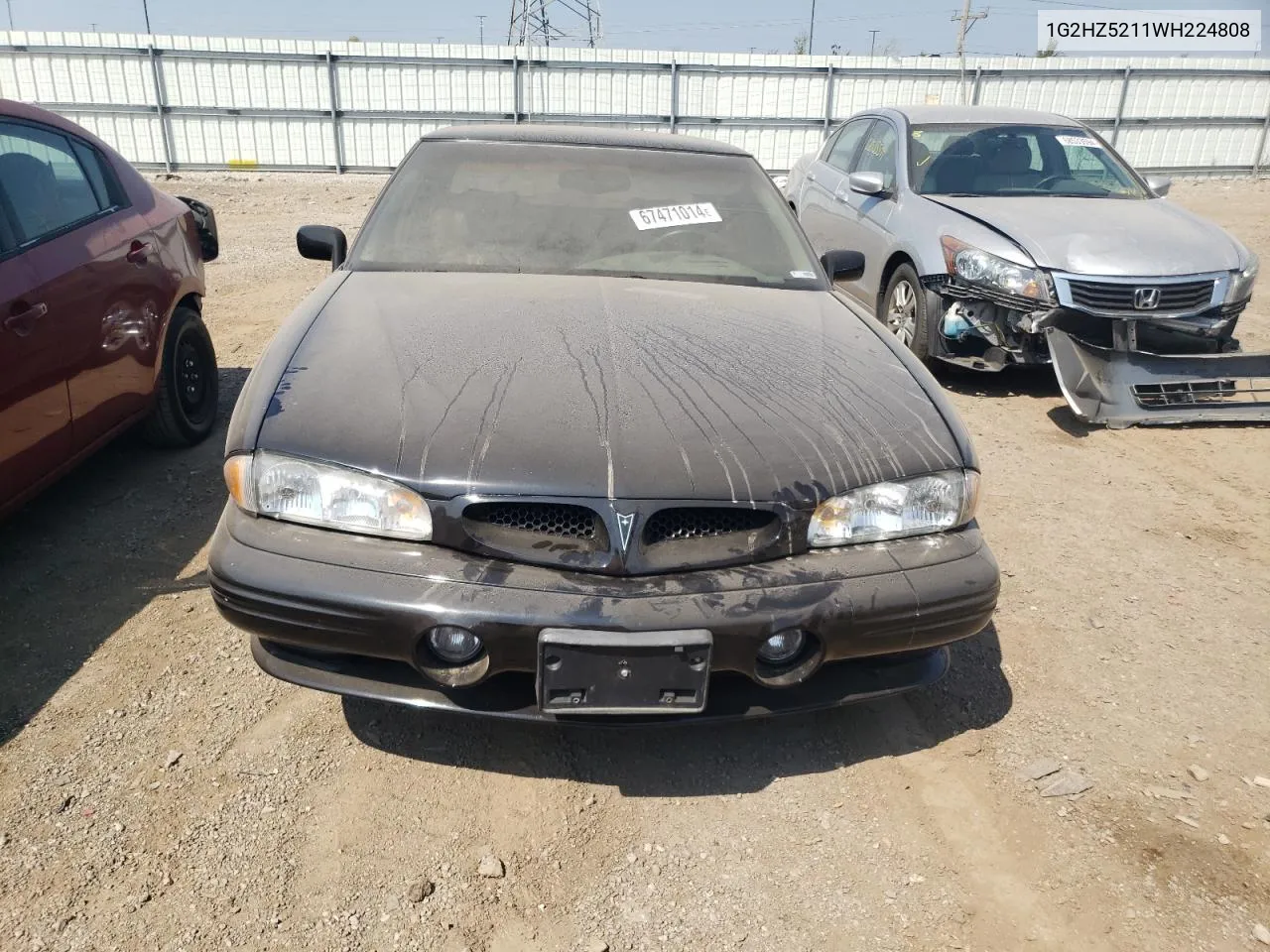 1998 Pontiac Bonneville Ssei VIN: 1G2HZ5211WH224808 Lot: 67471014