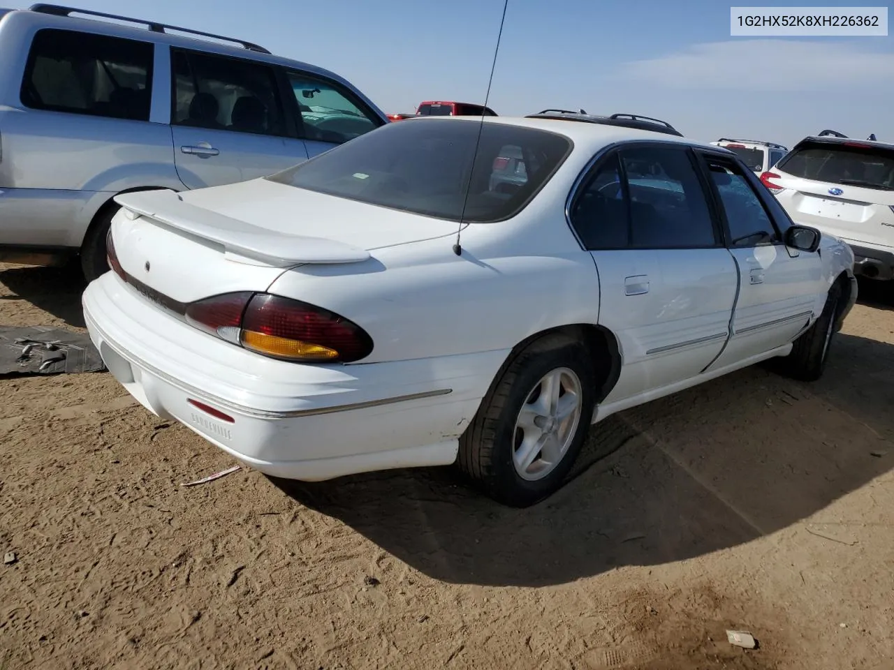 1999 Pontiac Bonneville Se VIN: 1G2HX52K8XH226362 Lot: 74248034