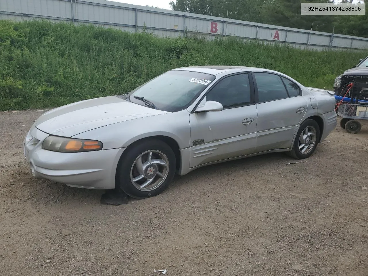 2000 Pontiac Bonneville Ssei VIN: 1G2HZ5413Y4258806 Lot: 57595854