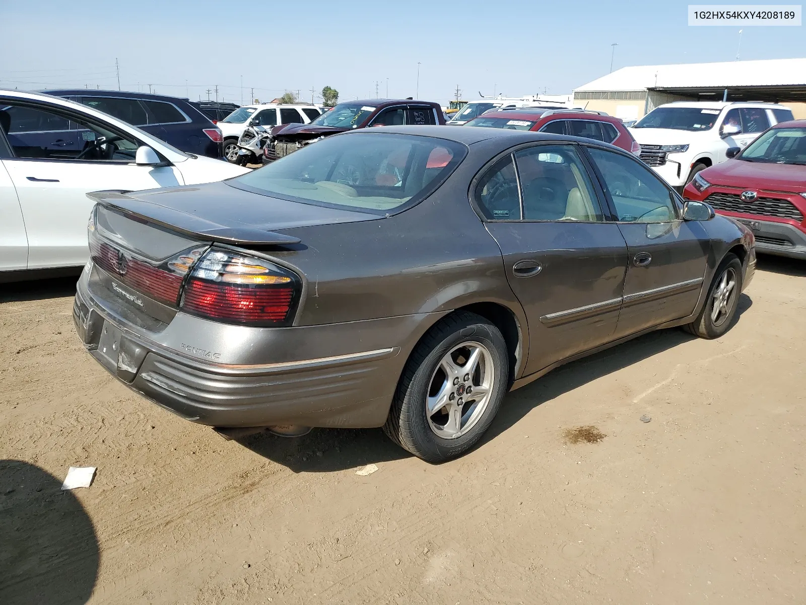 2000 Pontiac Bonneville Se VIN: 1G2HX54KXY4208189 Lot: 65588594