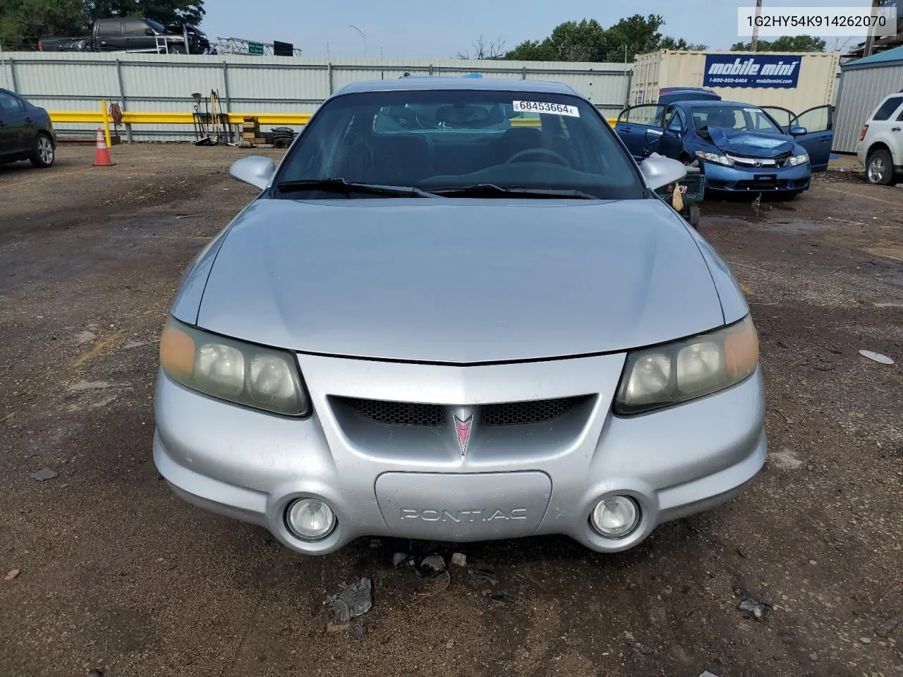 2001 Pontiac Bonneville Sle VIN: 1G2HY54K914262070 Lot: 68453664