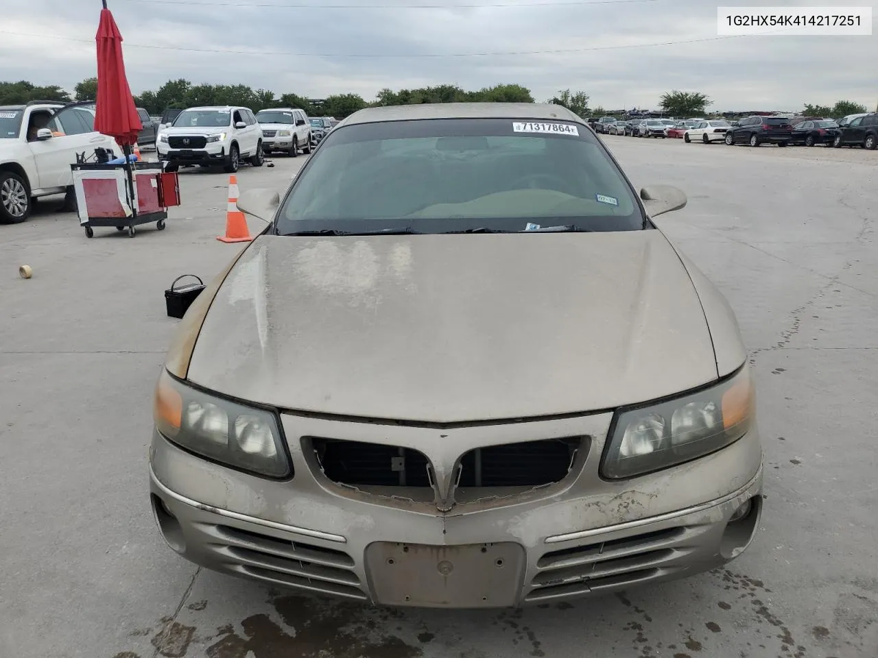 2001 Pontiac Bonneville Se VIN: 1G2HX54K414217251 Lot: 71317864