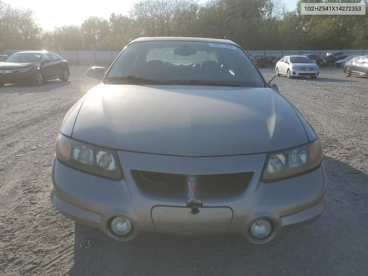 2001 Pontiac Bonneville Ssei VIN: 1G2HZ541X14272353 Lot: 74677534