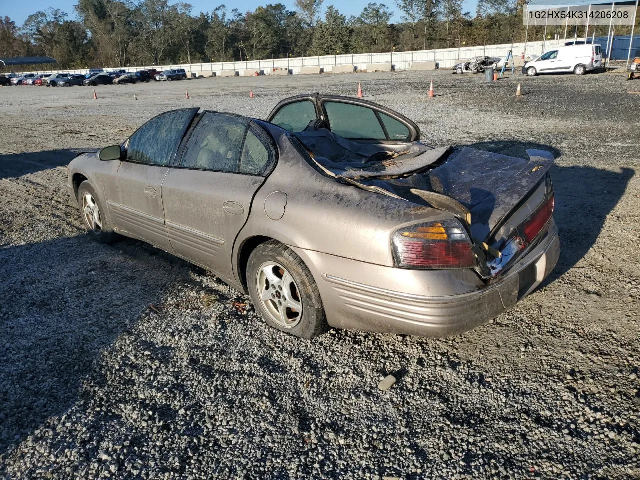 2001 Pontiac Bonneville Se VIN: 1G2HX54K314206208 Lot: 75285534