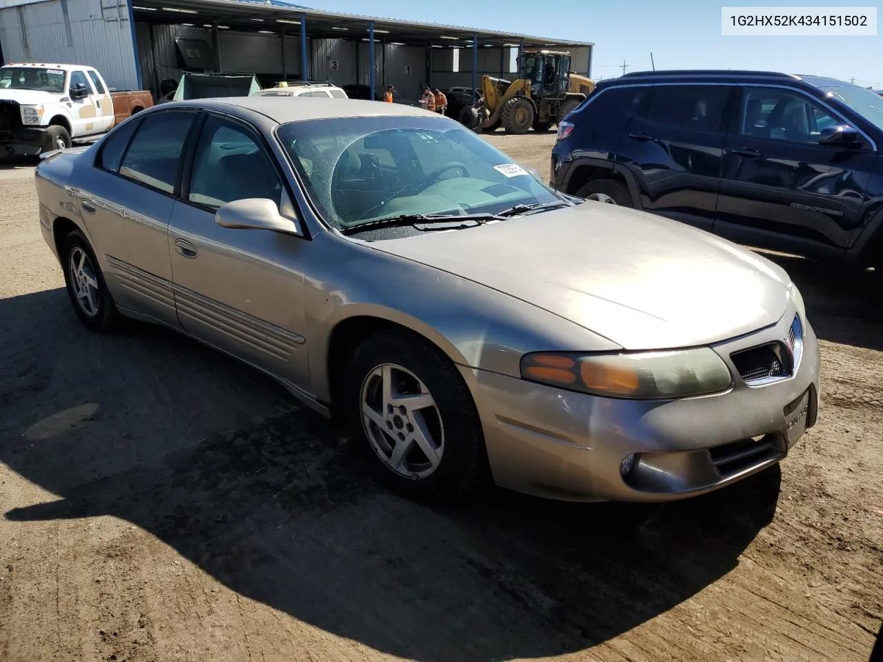 2003 Pontiac Bonneville Se VIN: 1G2HX52K434151502 Lot: 72289764