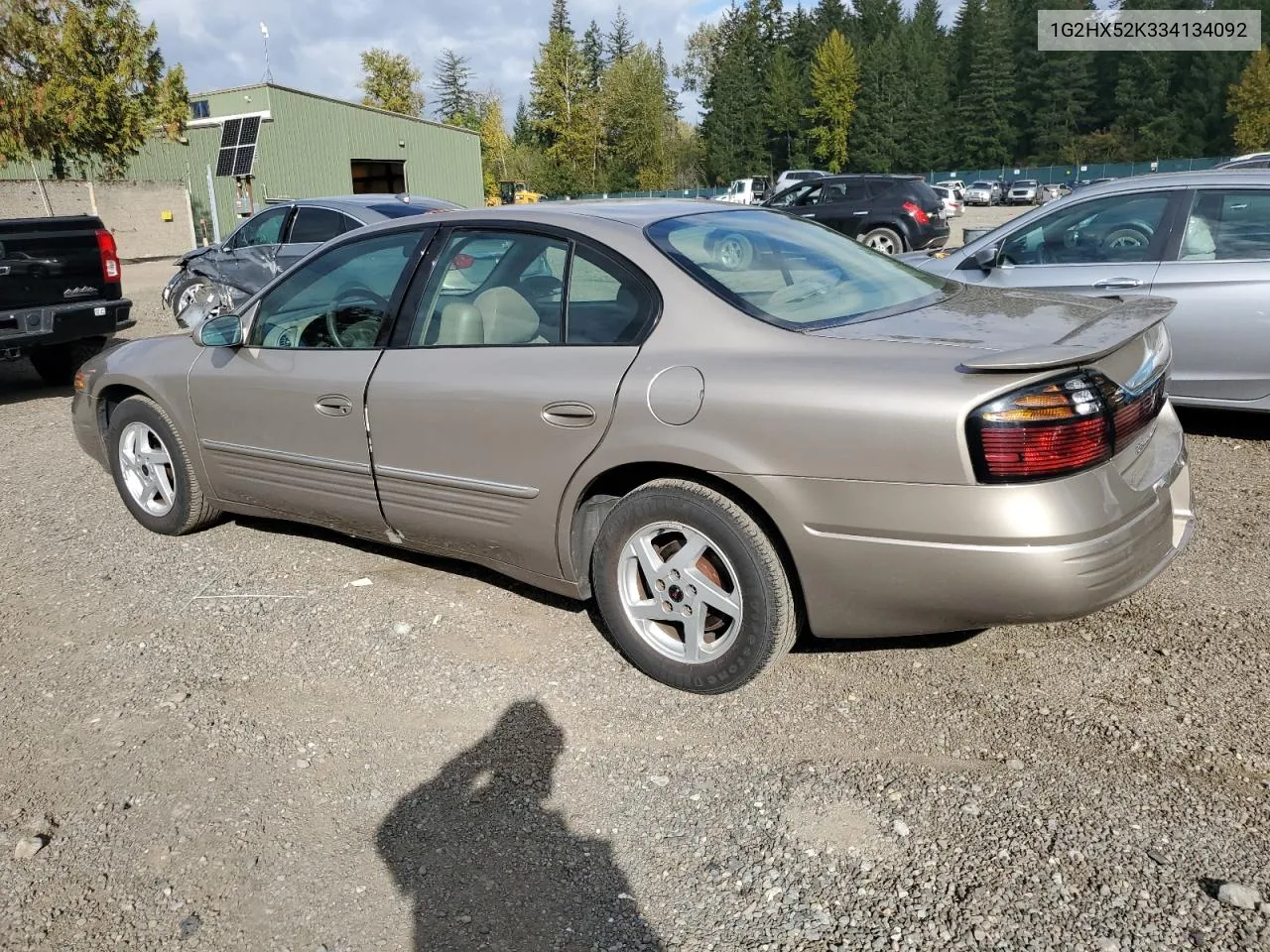 2003 Pontiac Bonneville Se VIN: 1G2HX52K334134092 Lot: 74126224