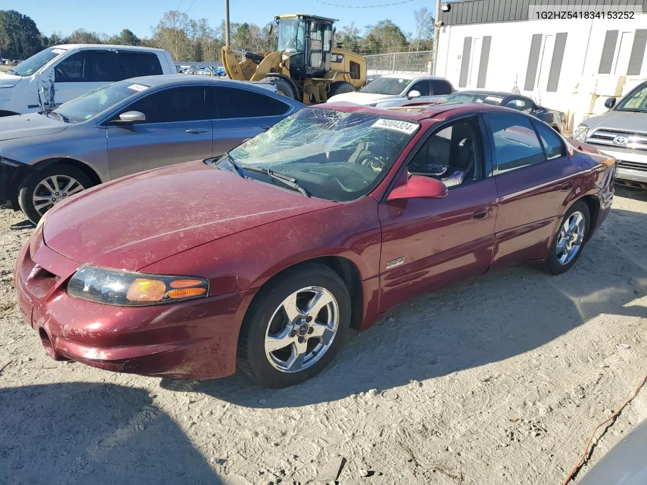 2003 Pontiac Bonneville Ssei VIN: 1G2HZ541834153252 Lot: 76004324