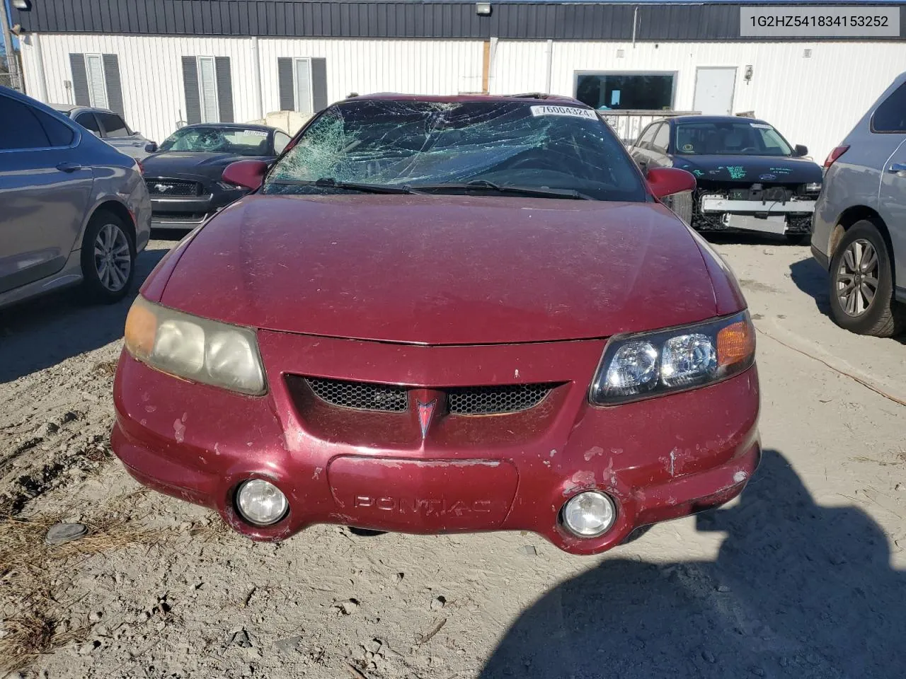 2003 Pontiac Bonneville Ssei VIN: 1G2HZ541834153252 Lot: 76004324