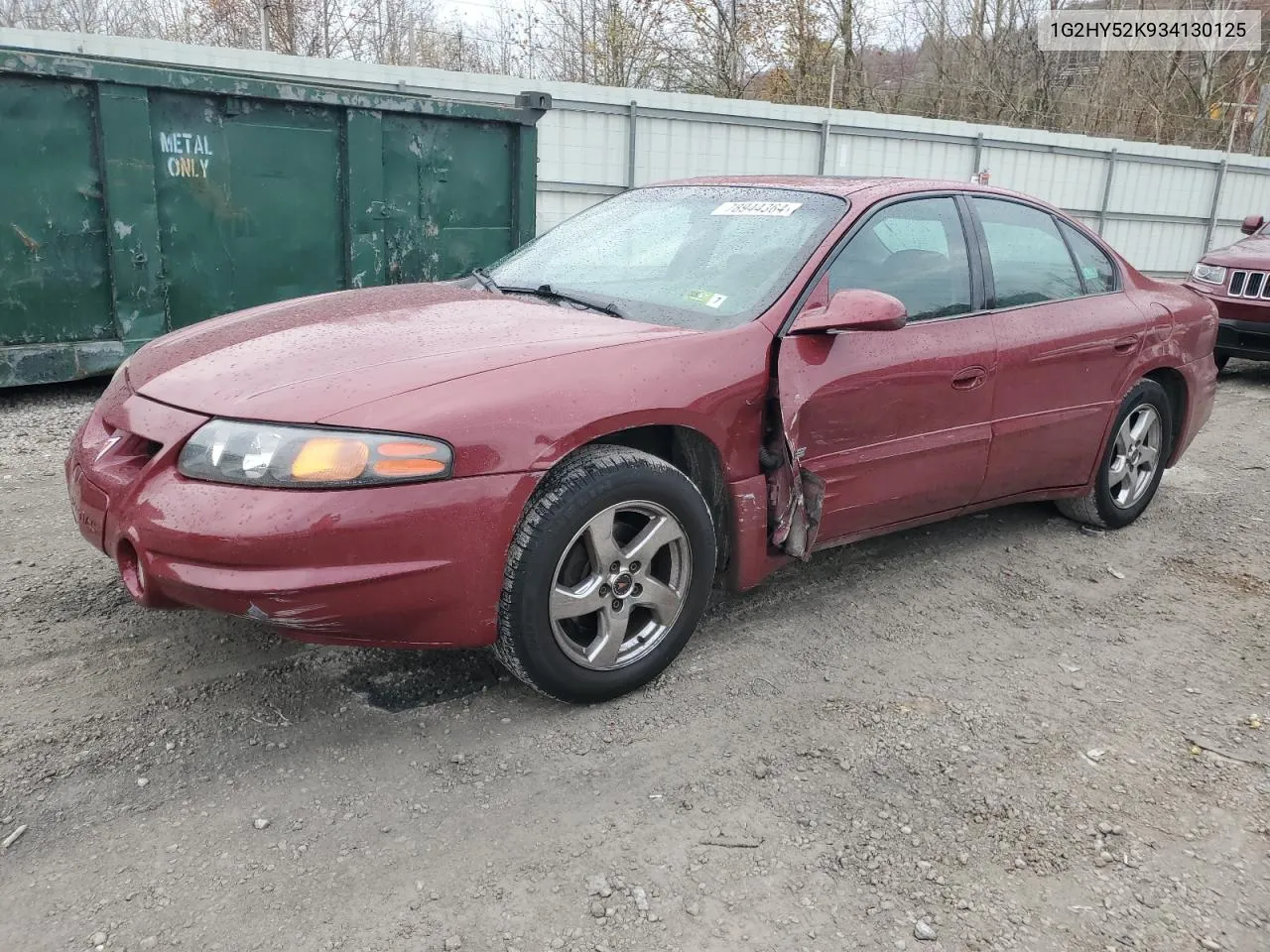 2003 Pontiac Bonneville Sle VIN: 1G2HY52K934130125 Lot: 78944364