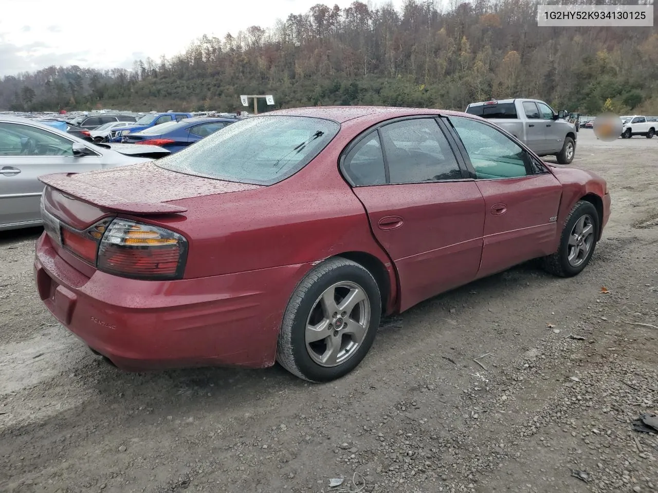 2003 Pontiac Bonneville Sle VIN: 1G2HY52K934130125 Lot: 78944364