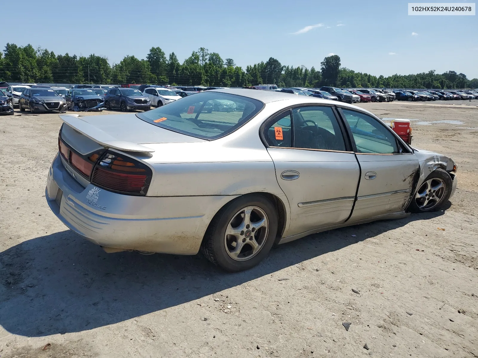 2004 Pontiac Bonneville Se VIN: 1G2HX52K24U240678 Lot: 57024404