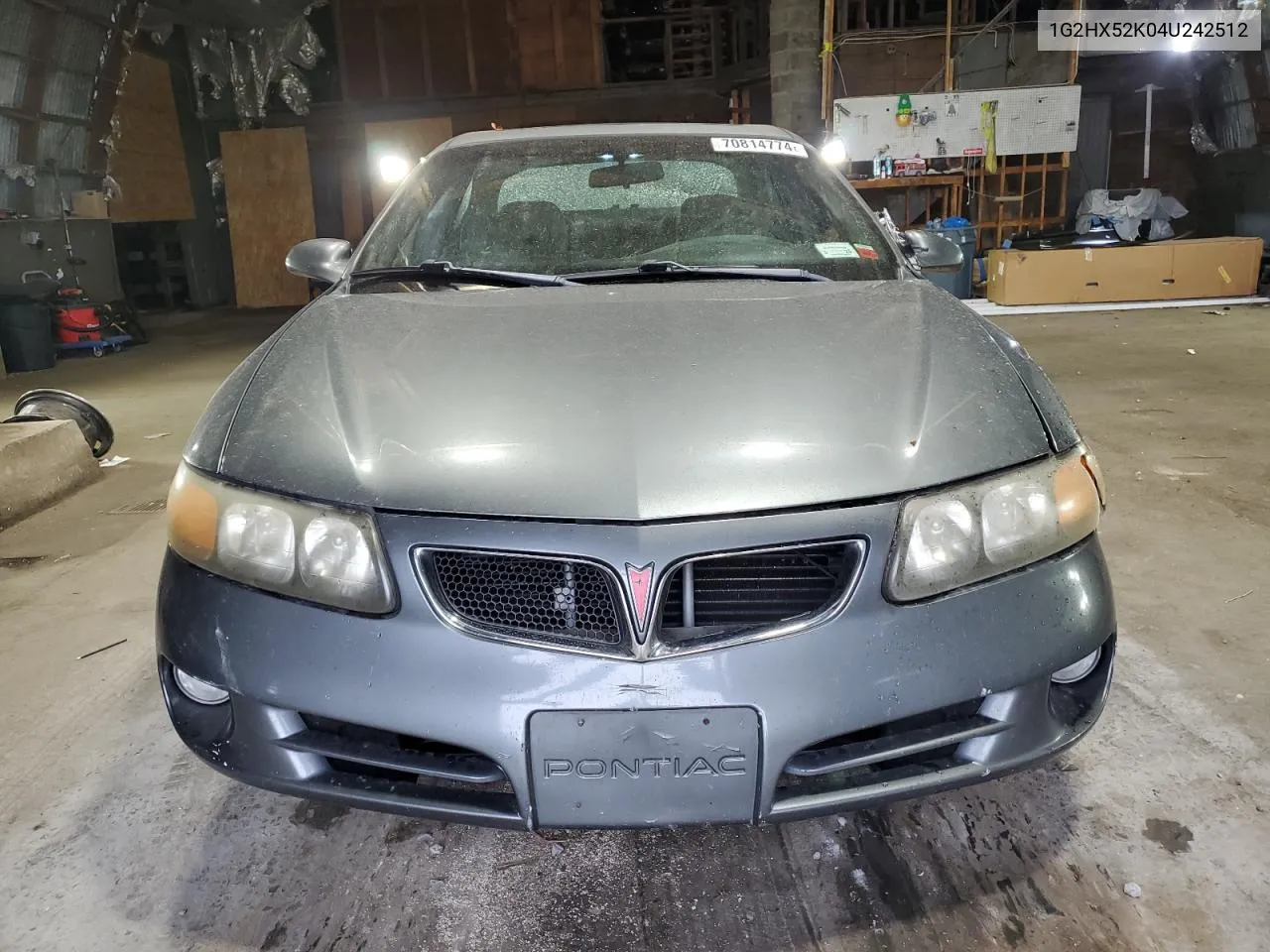 2004 Pontiac Bonneville Se VIN: 1G2HX52K04U242512 Lot: 75892614