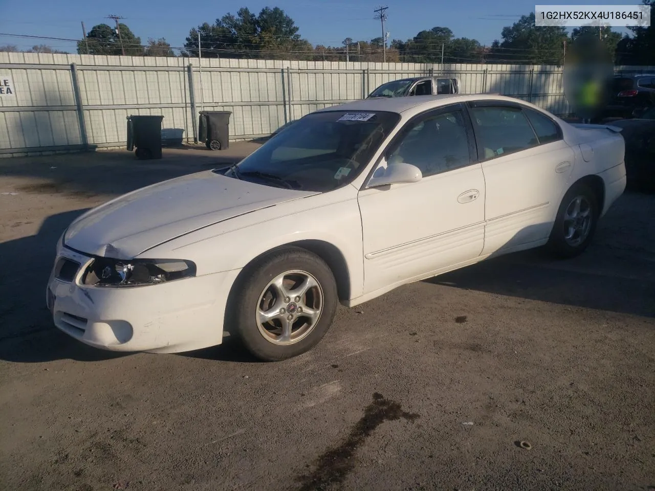 2004 Pontiac Bonneville Se VIN: 1G2HX52KX4U186451 Lot: 77787104