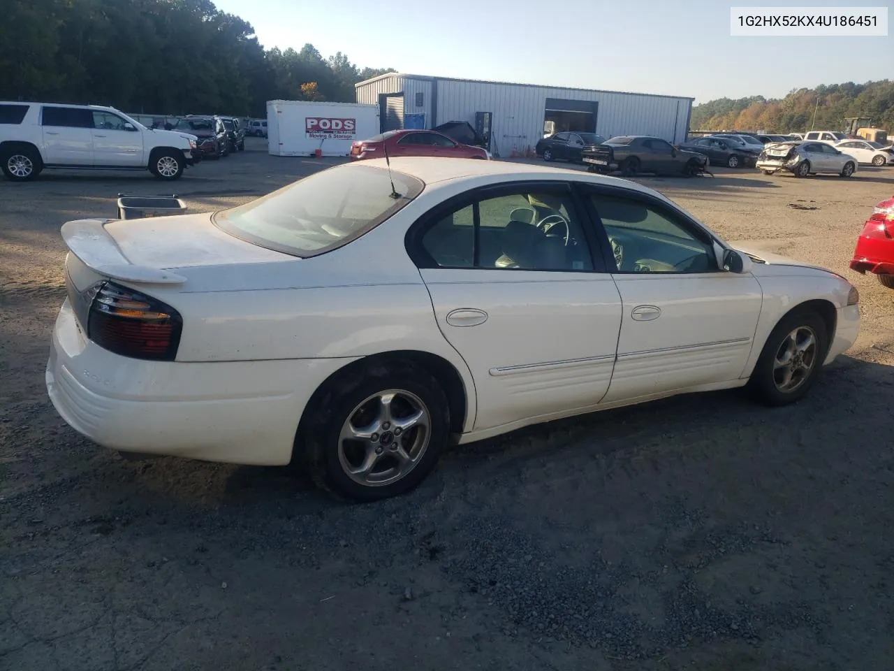 2004 Pontiac Bonneville Se VIN: 1G2HX52KX4U186451 Lot: 77787104