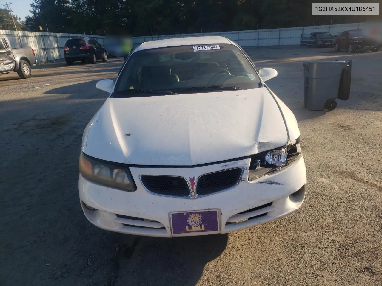 2004 Pontiac Bonneville Se VIN: 1G2HX52KX4U186451 Lot: 77787104